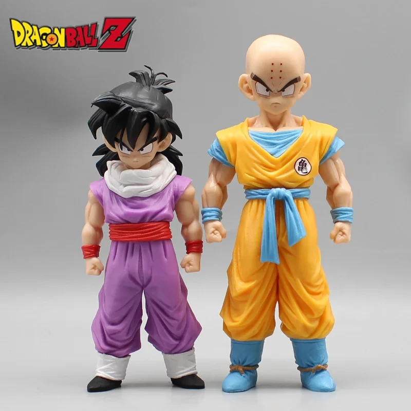 

Dragon Ball Gk Infinite Z Warrior Series Krillin Son Gohan Battle Stand Model Doll Desktop Decoration Collectibles Kids Toy Gift