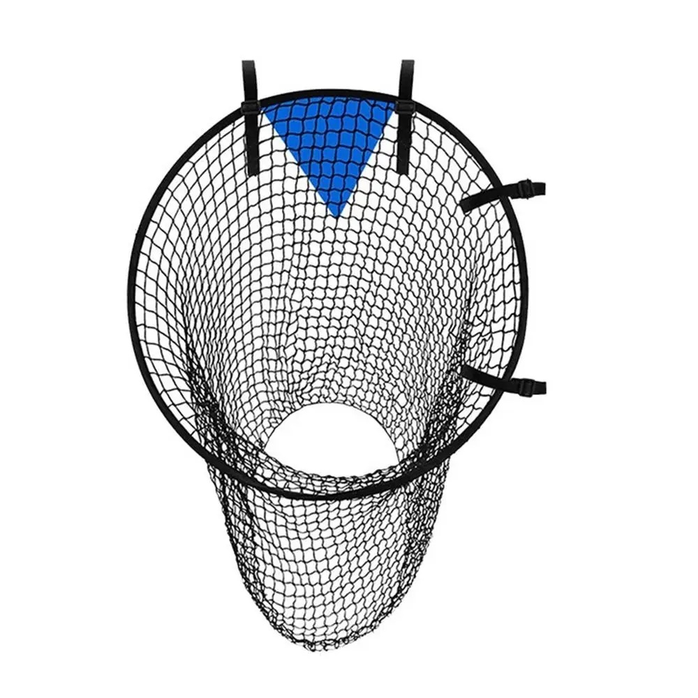 Foldable Football Goal Target Pocket Quality Mesh Improve Hit Soccer Ball Net Wear-resistant Portable Football Shooting Goal Net