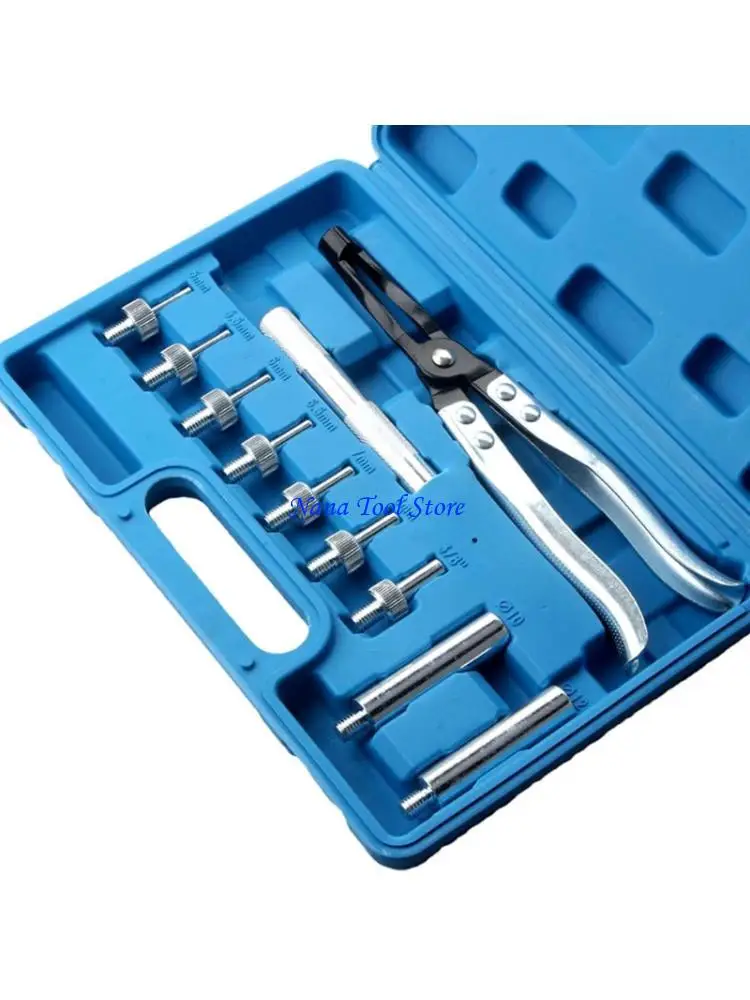 

31GJ Universal Valves Seal Maintenance Tool Pack of 11 Feature Organized Blue Case for Car and Motorcycle Workshop Applications