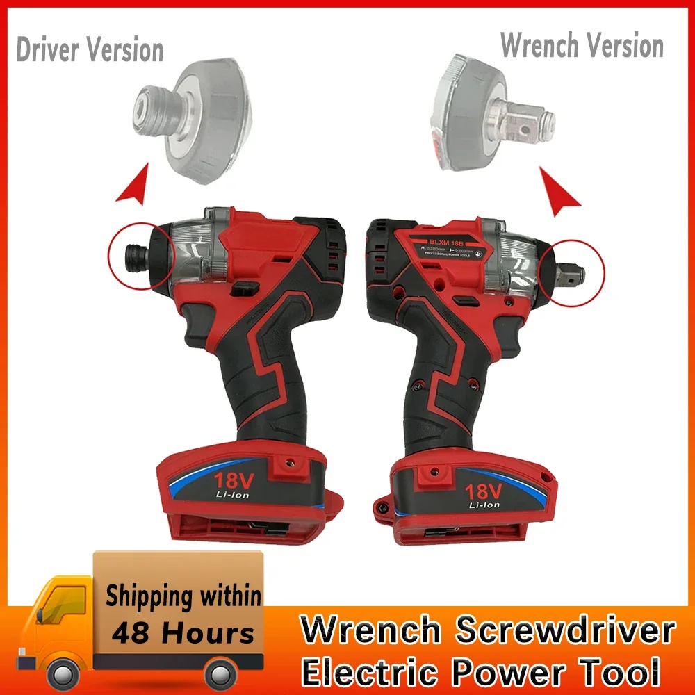 

Use for Milwaukee M18 18V Lithium Battery Trechargeable Brushless Impact Wrench Screwdriver Electric Power Tool