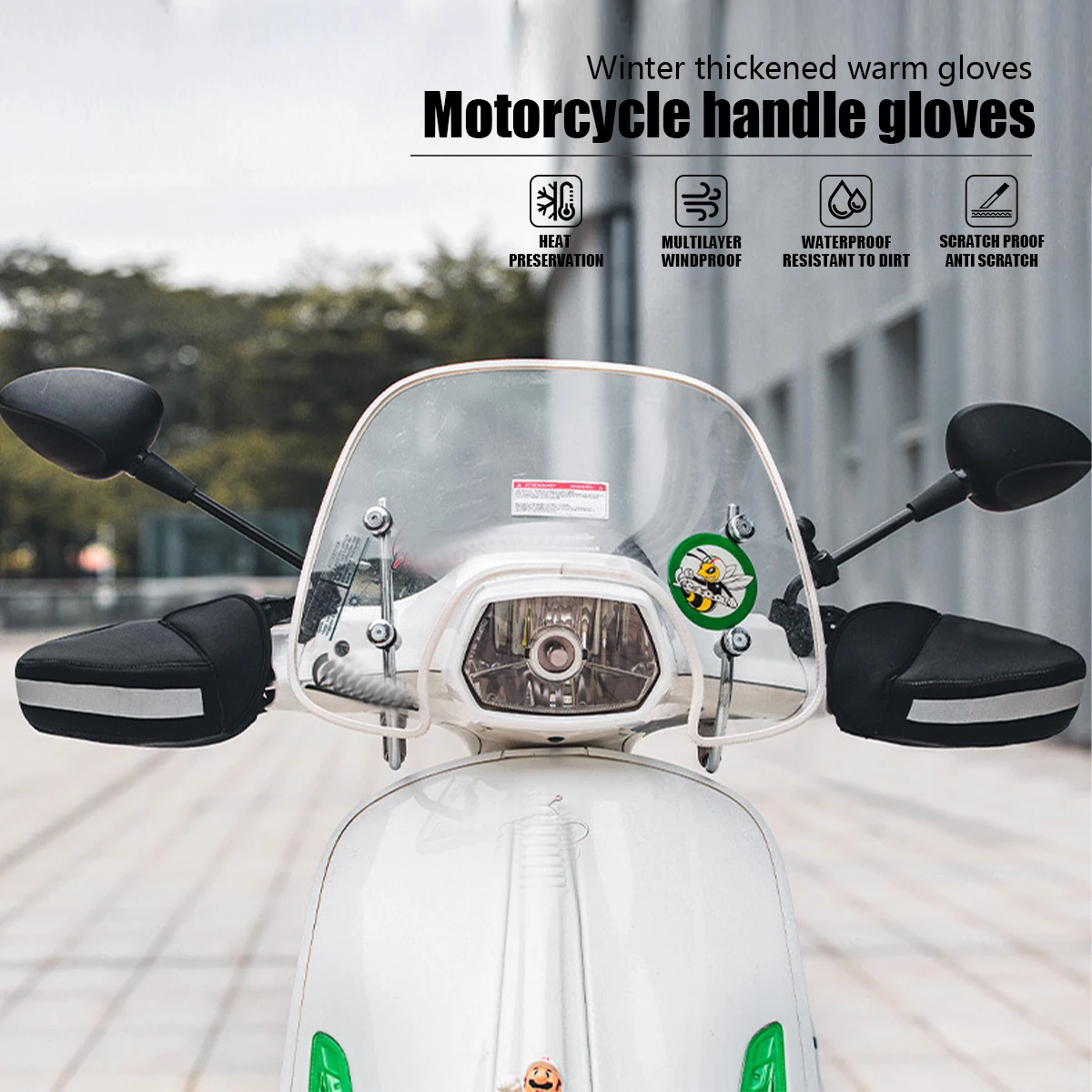 Winter motorfiets stuurhoezen - Motorcycle Gear Icon recensie en prijs