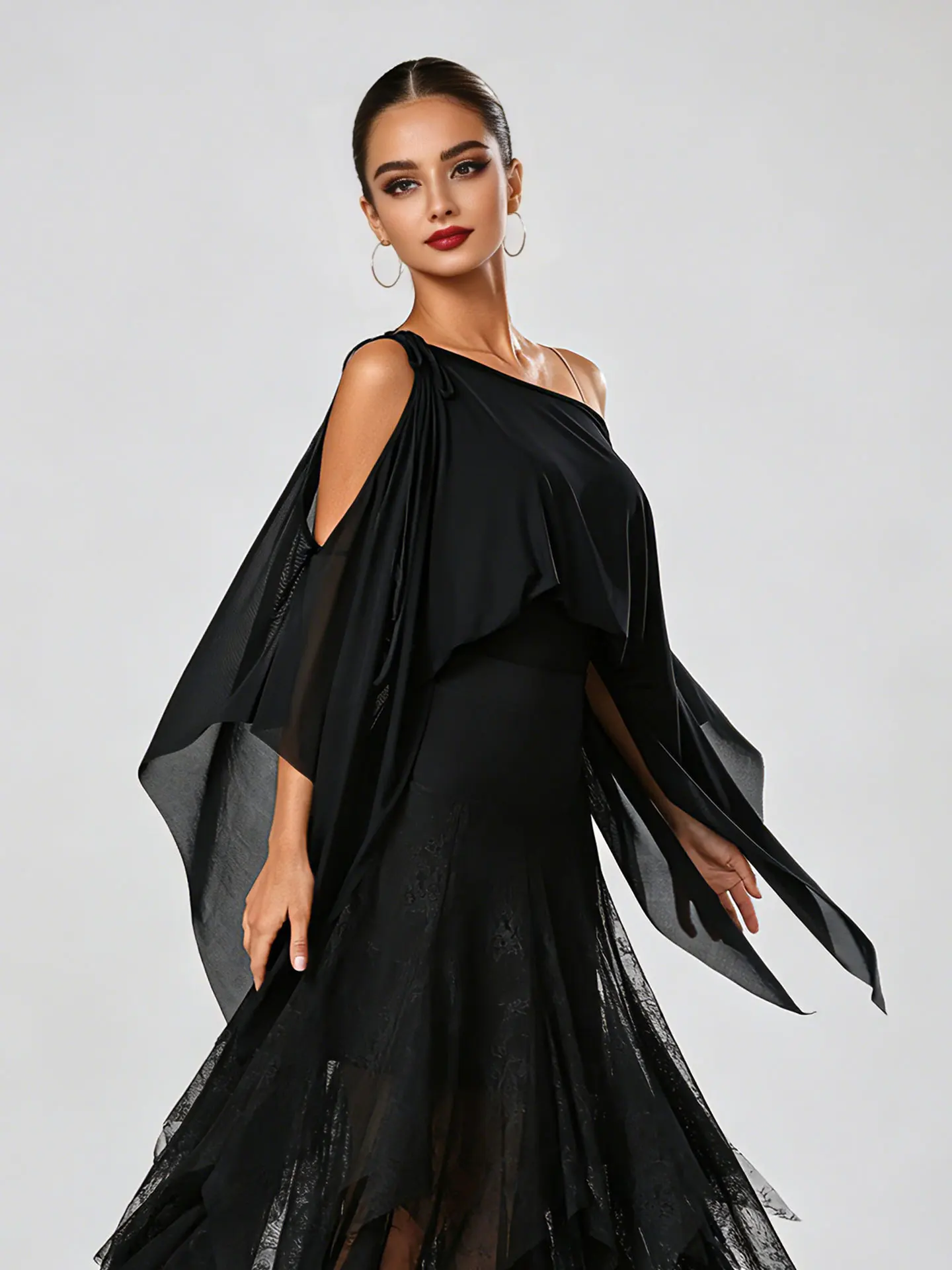traje-de-danza-moderna-danbao-2026-negro-de-una-pieza-con-hombros-descubiertos-uniforme-de-practica-de-danza-latina-para