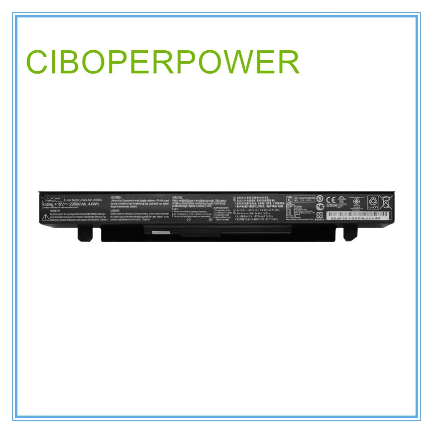 

Original quality 15V 2950mAh A41-X550A Laptop Battery for A41-X550 X450 X550