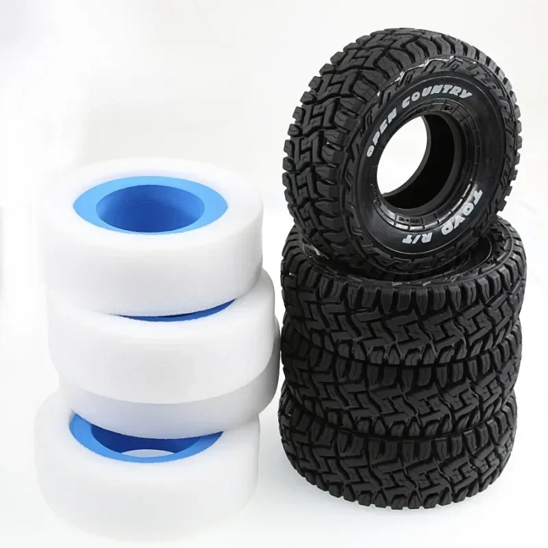 4PCS 1.9'' Soft Rubber Tires OD 120MM for 1/10 RC Crawler Car Axial  SCX10 90046 W218