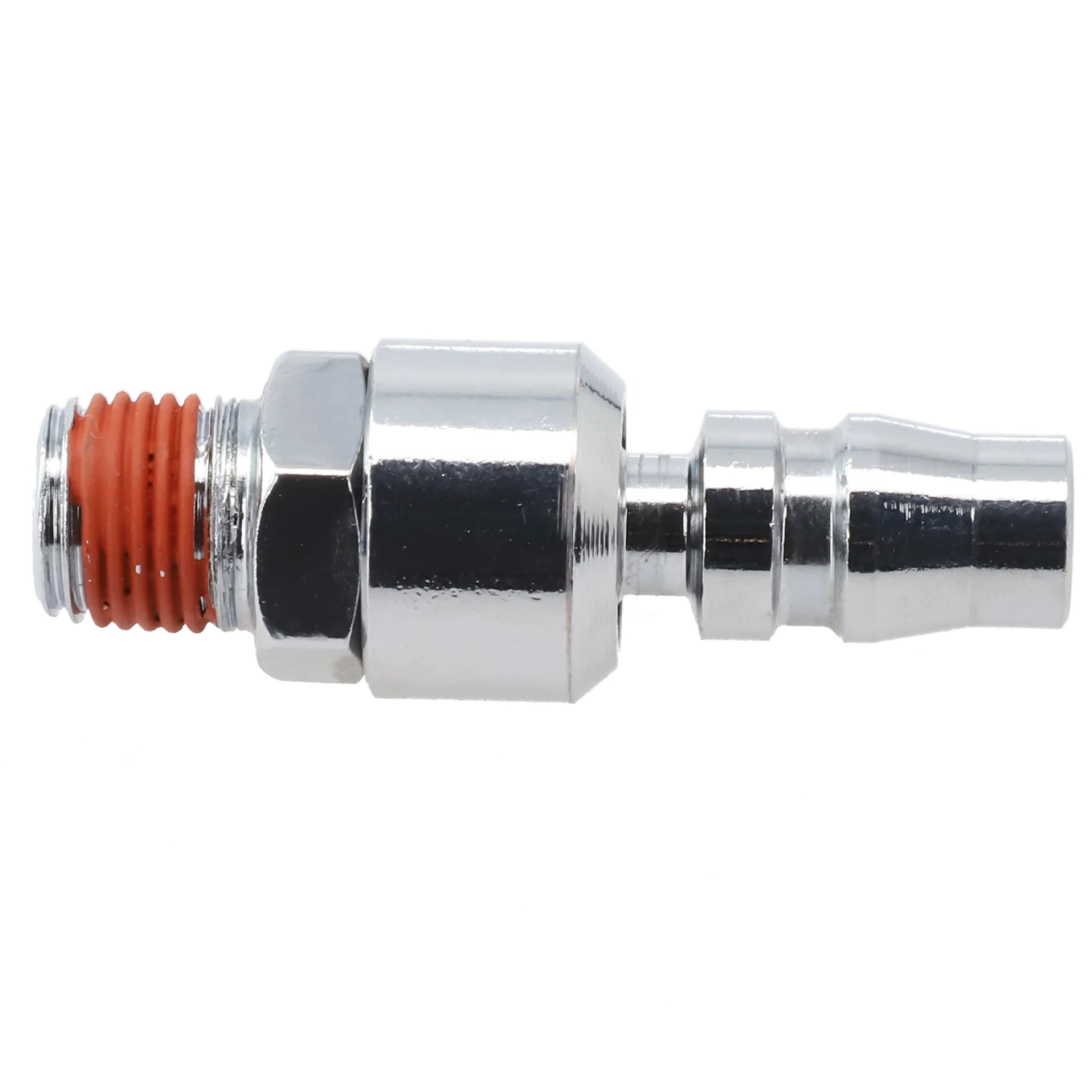 Tool Parts PT2 (1/4) Thread Diameter Quick Connector 67mm 20PM Quick Joint Air Compressor Nickel-plated Iron 360 Degree Rotary