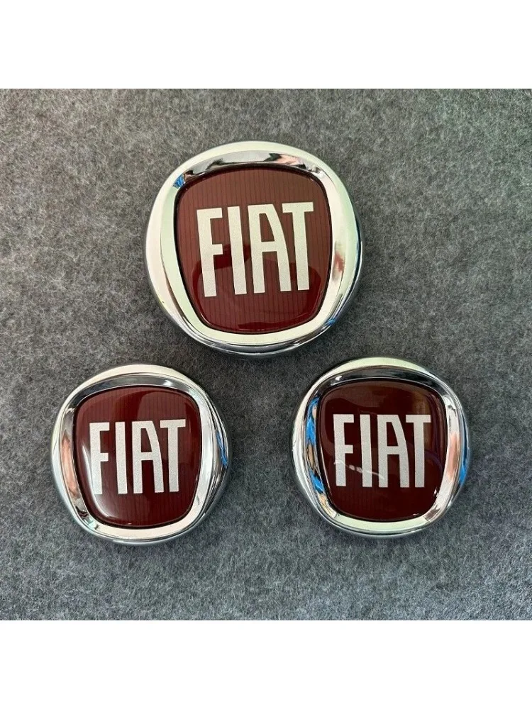 Badge emblème de style de voiture, autocollant avec Logo de coffre avant et arrière pour Fiat 500 Punto Panda Doblo Stilo Argo Uno Croma Albea Tipo