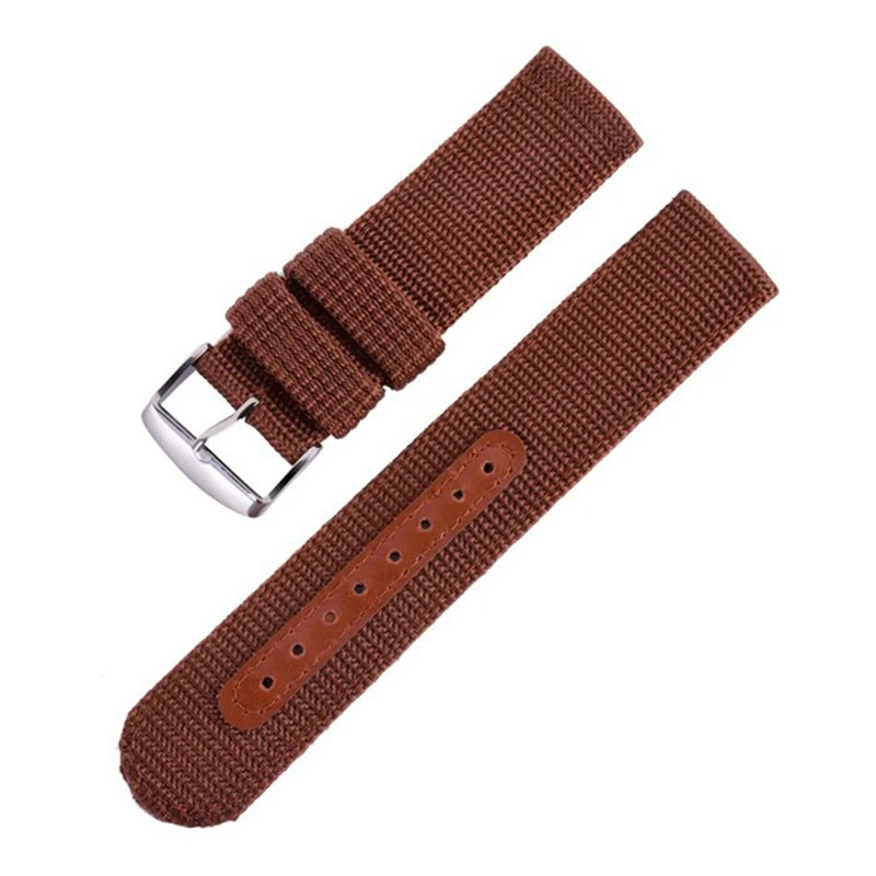 UTHAI Nylon Straps 18mm 20mm 22mm 24mm Sports Waterproof Nylon Watch Band  Thickened Nylon Canvas Watch Strap Wristband Z114