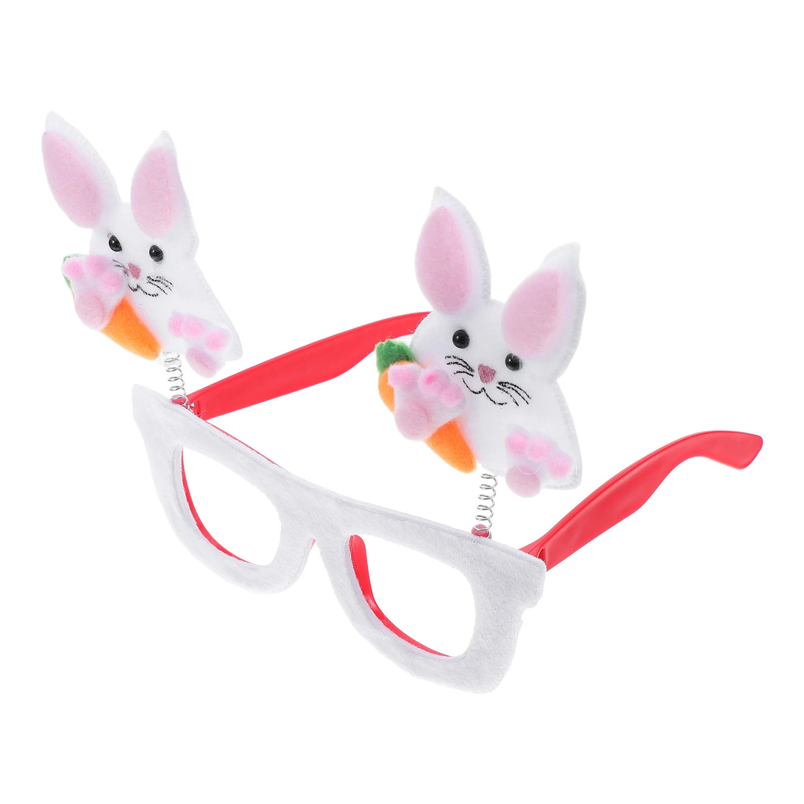 

Easter Glasses Bunny Carrot Design Lightweight Cartoon Decorations for Party Kids Adults Photo Props Accessories Easter Supplies