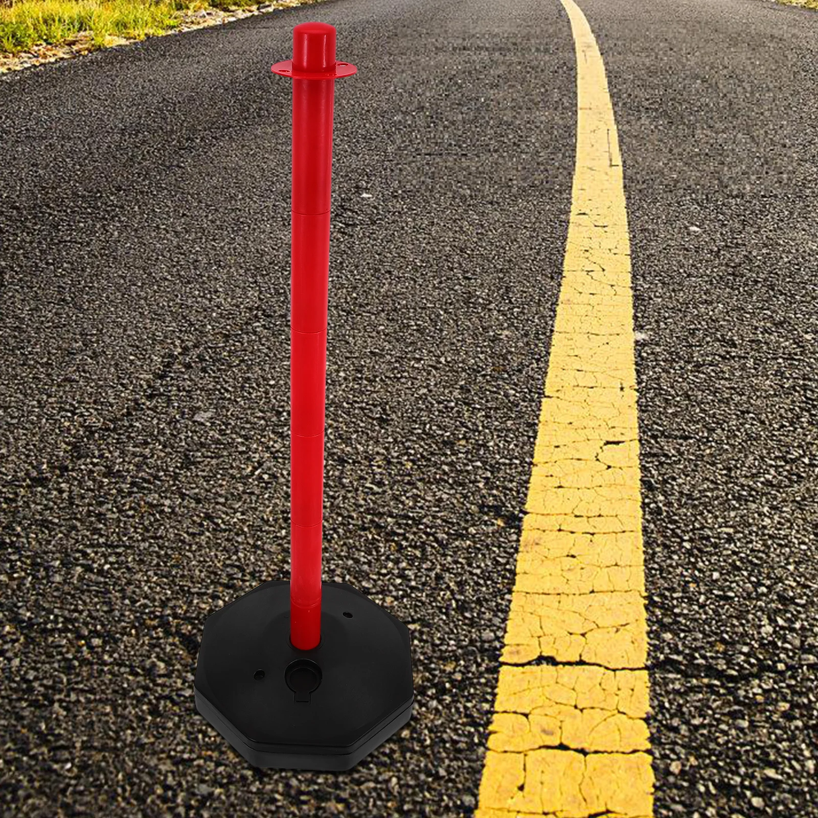 

Safety Post Traffic Delineator Post Warning Column Driveway Term Use Versatile Outdoor Road Construction Crash