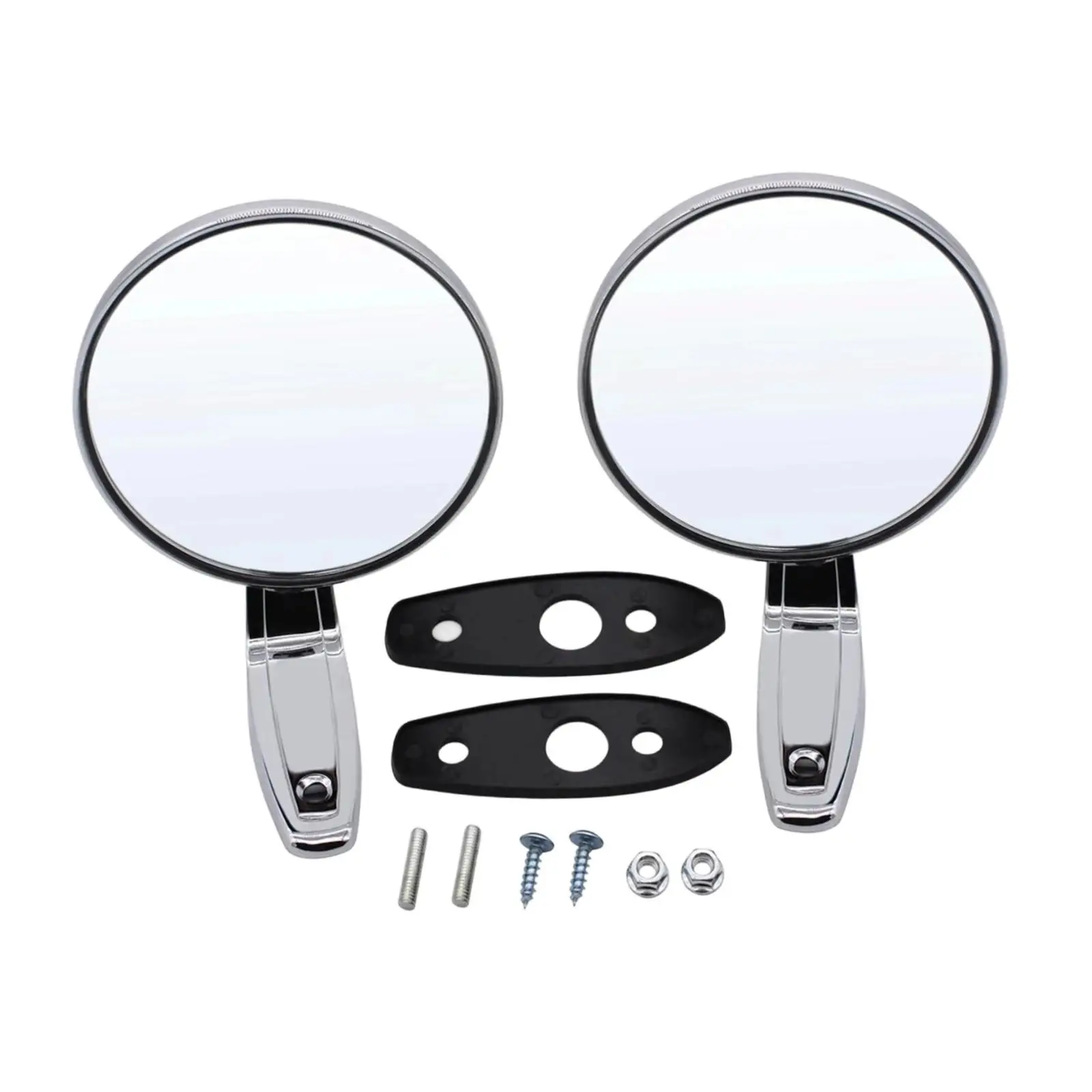 

Vintage Style Car Rear View Mirror Zinc Alloy Durable Wide Compatibility Spare Parts for Repair and Modern Car Parts