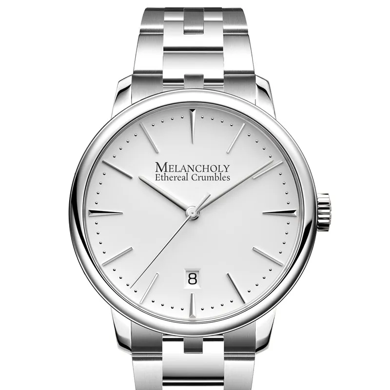 Ww- Limited Simple Genuine Ultra-thin Automatic Mechanical Watch Business Leisure Waterproof Men's Watch