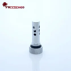 FREEZEMOD computer pc water cooler fitting water tank external bubbler to prevent the generation of bubbles long version.PJ-PPQC