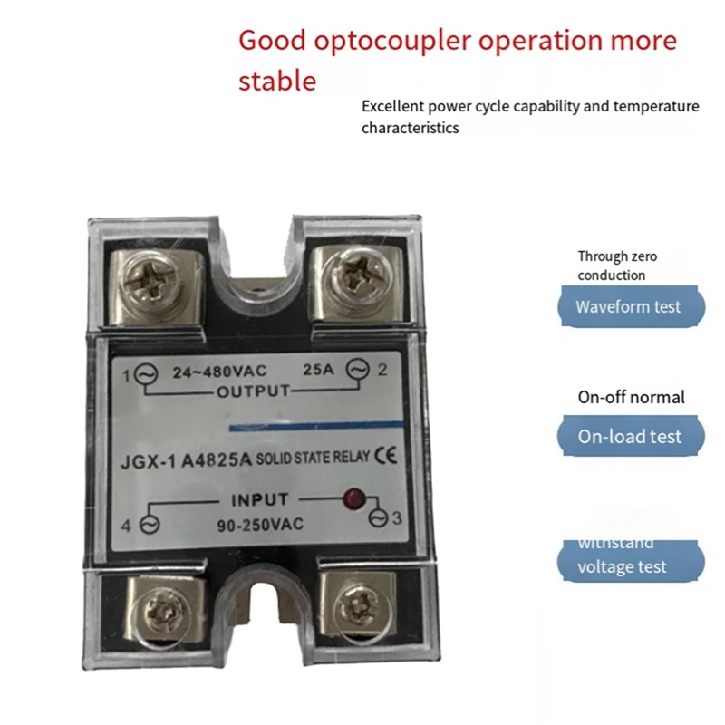 IDUD AC-besturing AC eenfasig solid-state relais Eenfasig SSR AA solid-state relais