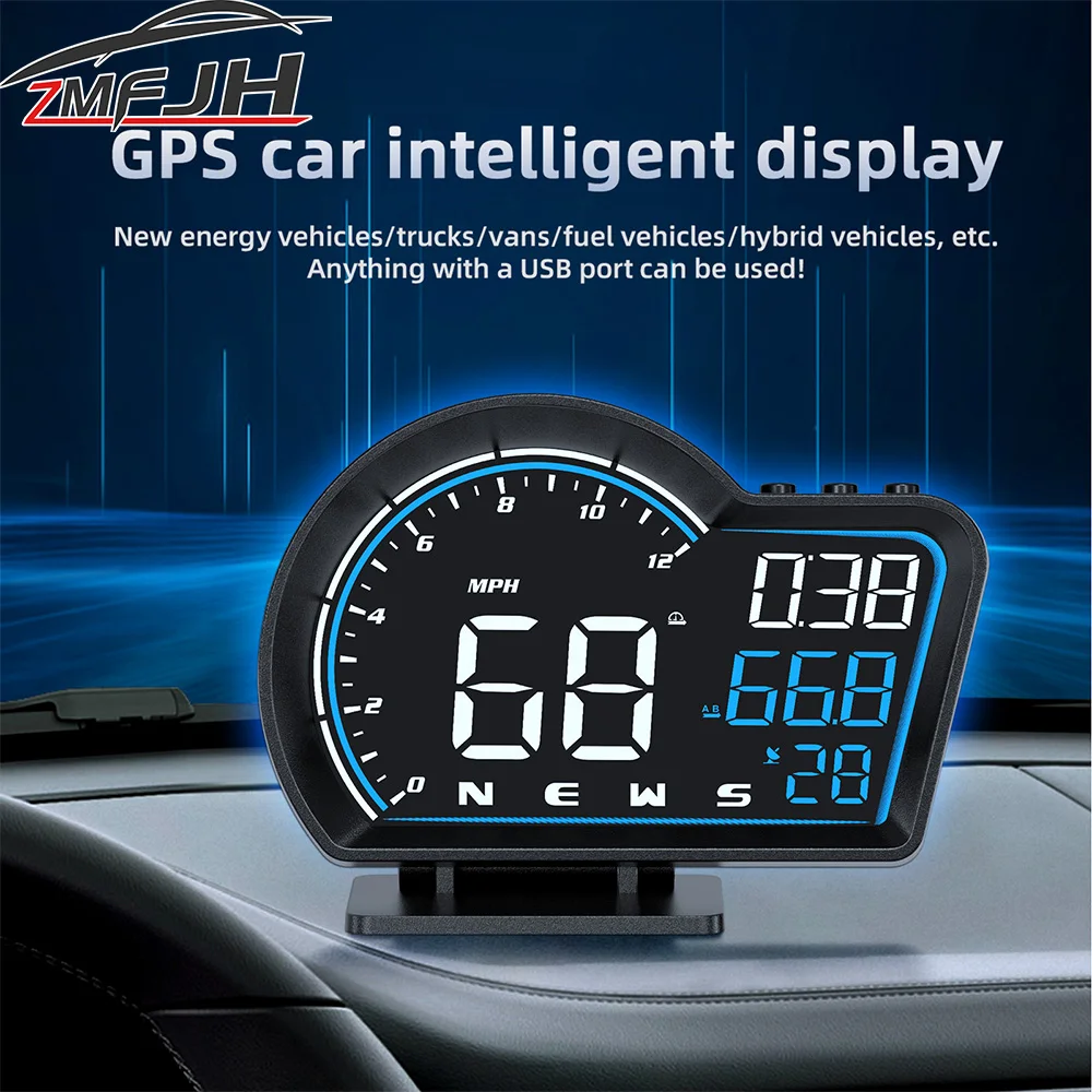 

AD G16 Проекционный дисплей GPS Smart Car для HUD Дисплей Измеритель скорости с сигнализацией превышения скорости Компас Высота для всех автомобилей по индивидуальному заказу