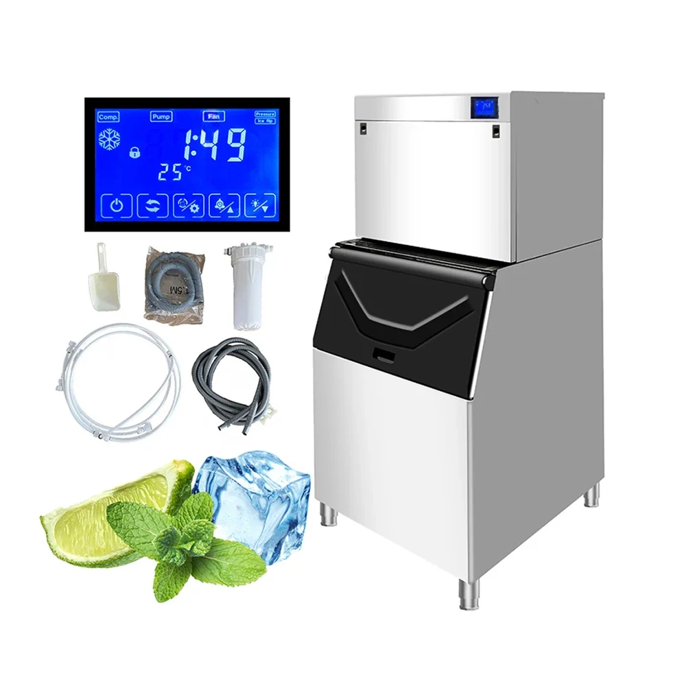 for Commercial 200kg Per Day Ice Cube Maker Machine For Sale