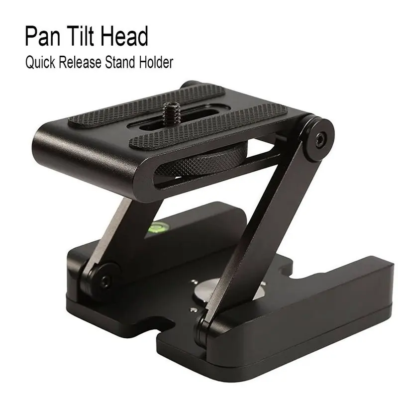 Portable Z-Type Camera Folding Tripod Pan Tilt Ball Head Desktop Stand Holder Retailsale