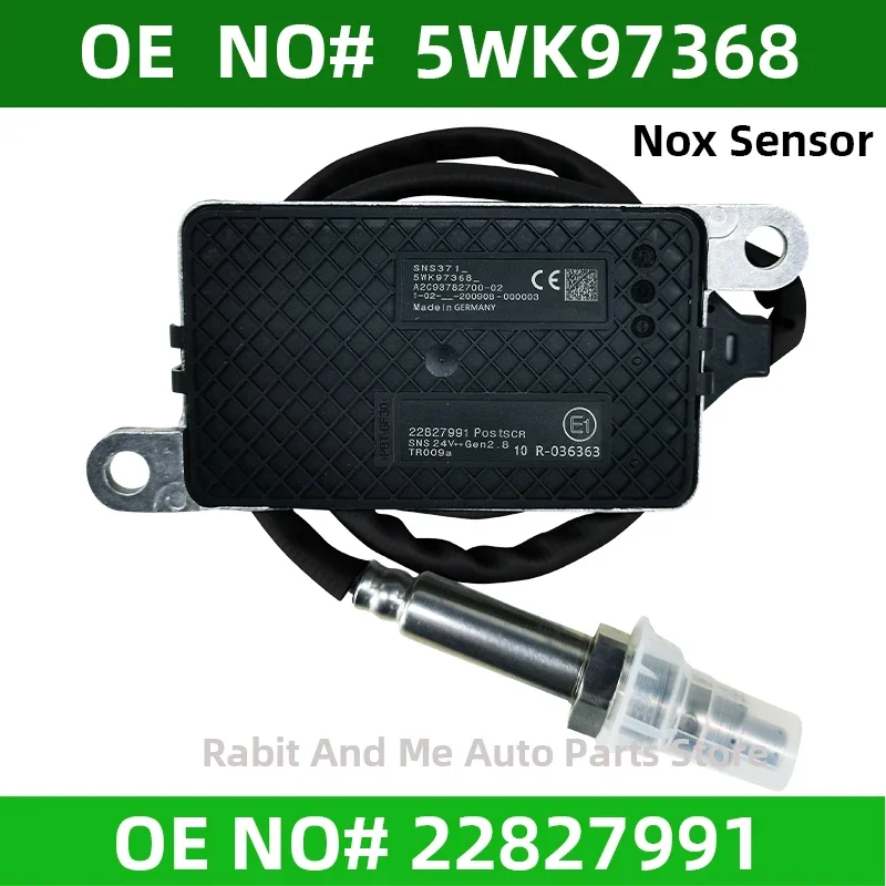 

22827991 5WK97368 Original New Nitrogen Oxygen NOx Sensor For Volvo Truck EURO 6 FH4 FM4 24V FE FH FL NH FM Renault
