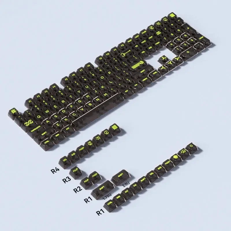 

Mechanical keyboard keycaps Original height Five-sided sublimation PBT keycaps Small full set