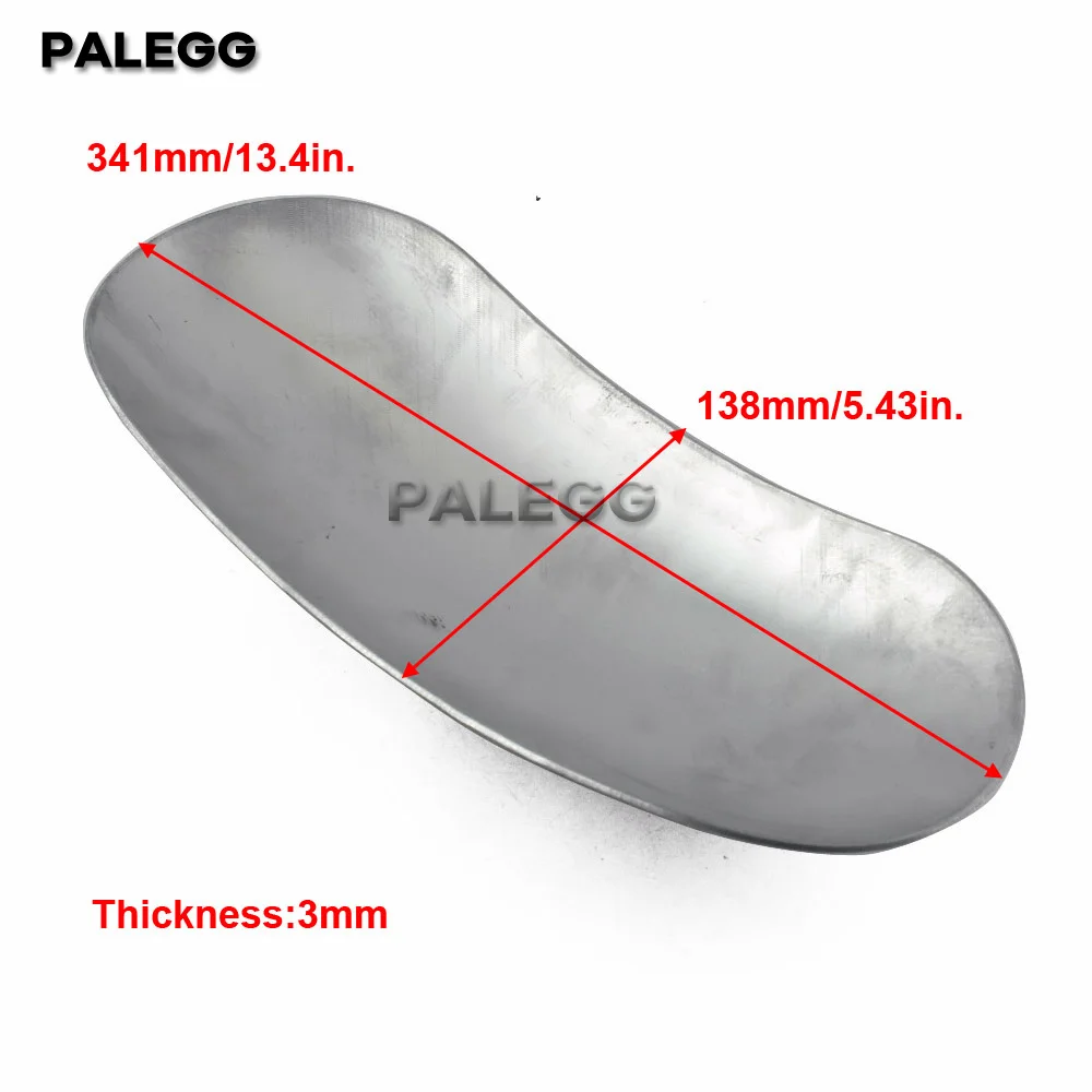 Motorcycle Aluminum Universal Unpainted Short Front Mudguard Fender Mud Guard Custom For Harley Touring Chopper Bobber image 5