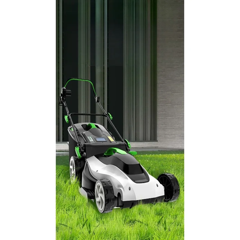 

Hand push electric lawn mower