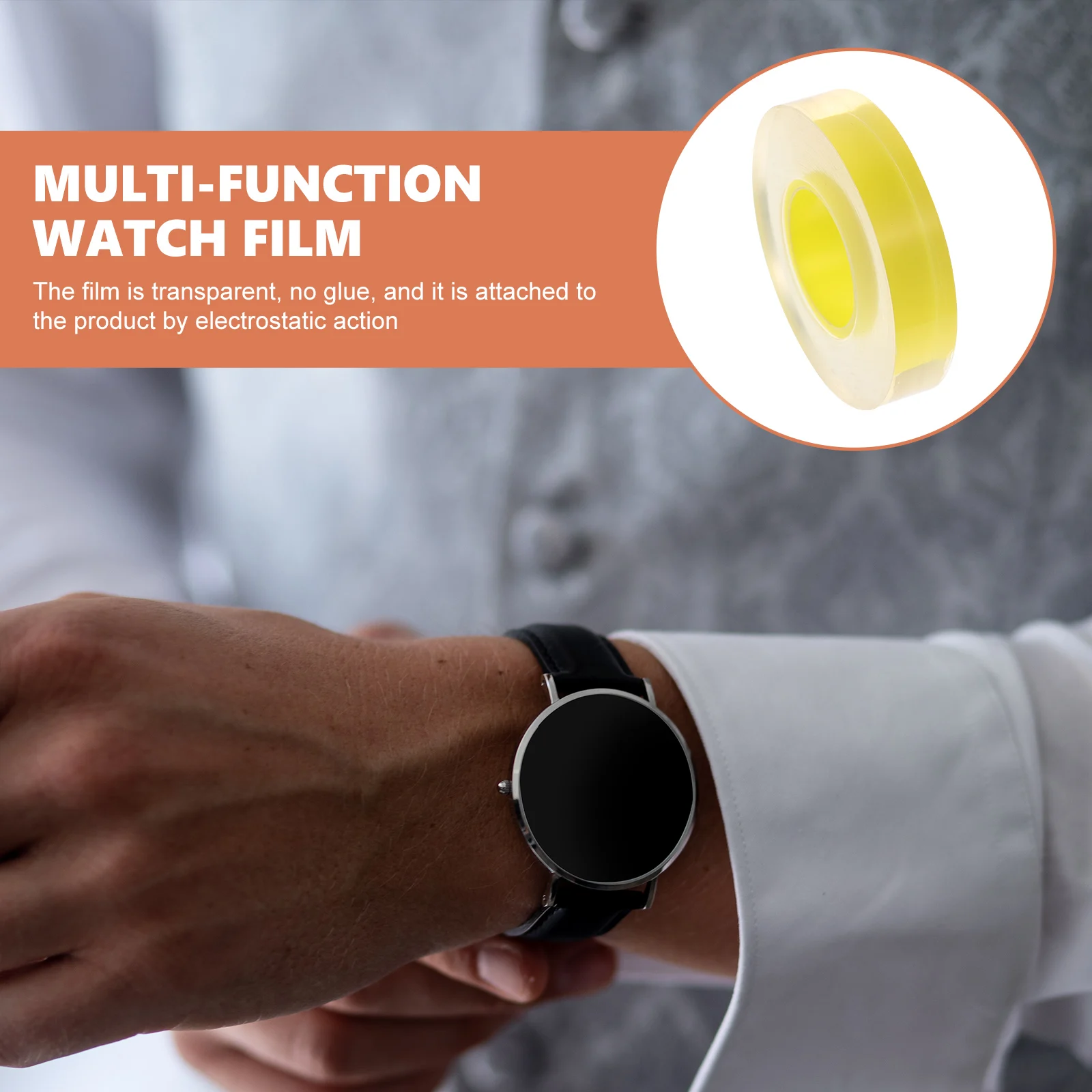 PVC Protective for Watches Wall Professional Jewelry Film Vinyl Household Tape High Transparency Stretchability Durability