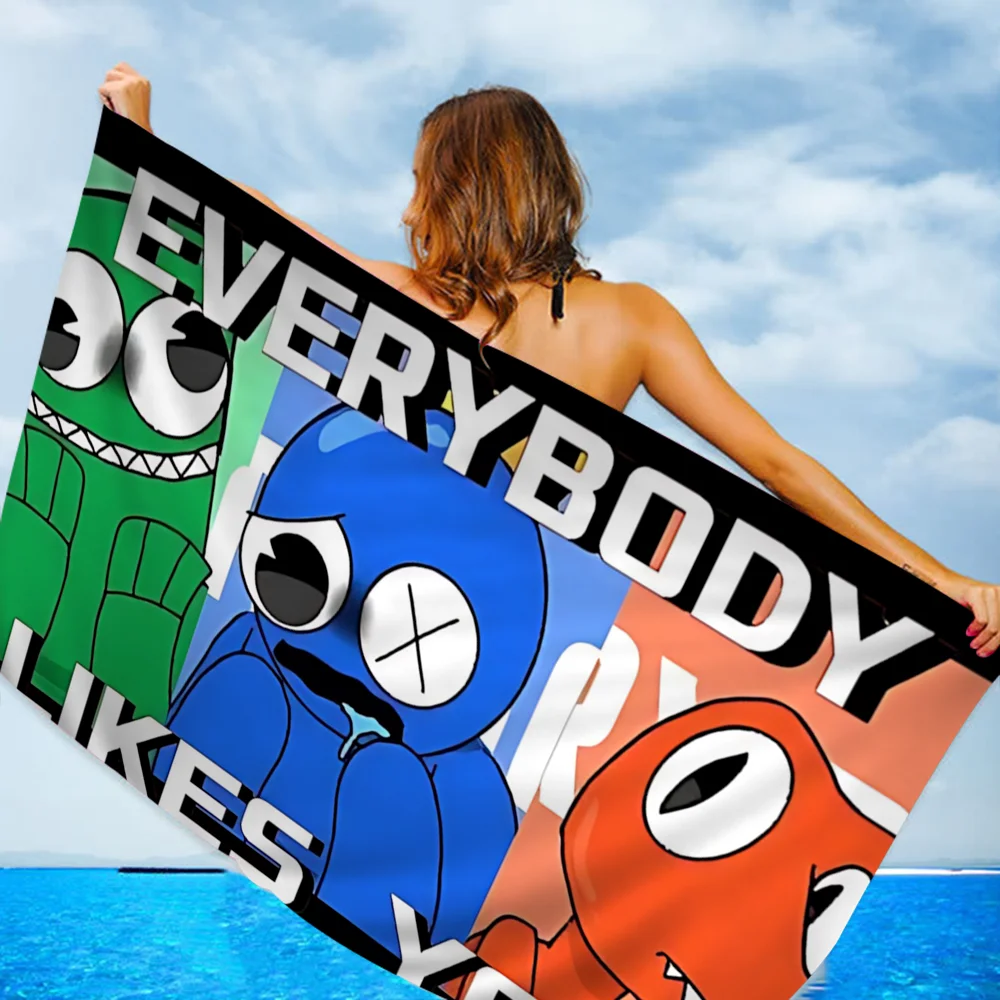 

R-RainbowS игра F-Friends прихожая пляжные полотенца полотенце для душа сауна путешествия спа микрофибра быстросохнущие аксессуары для спортзала милая комната