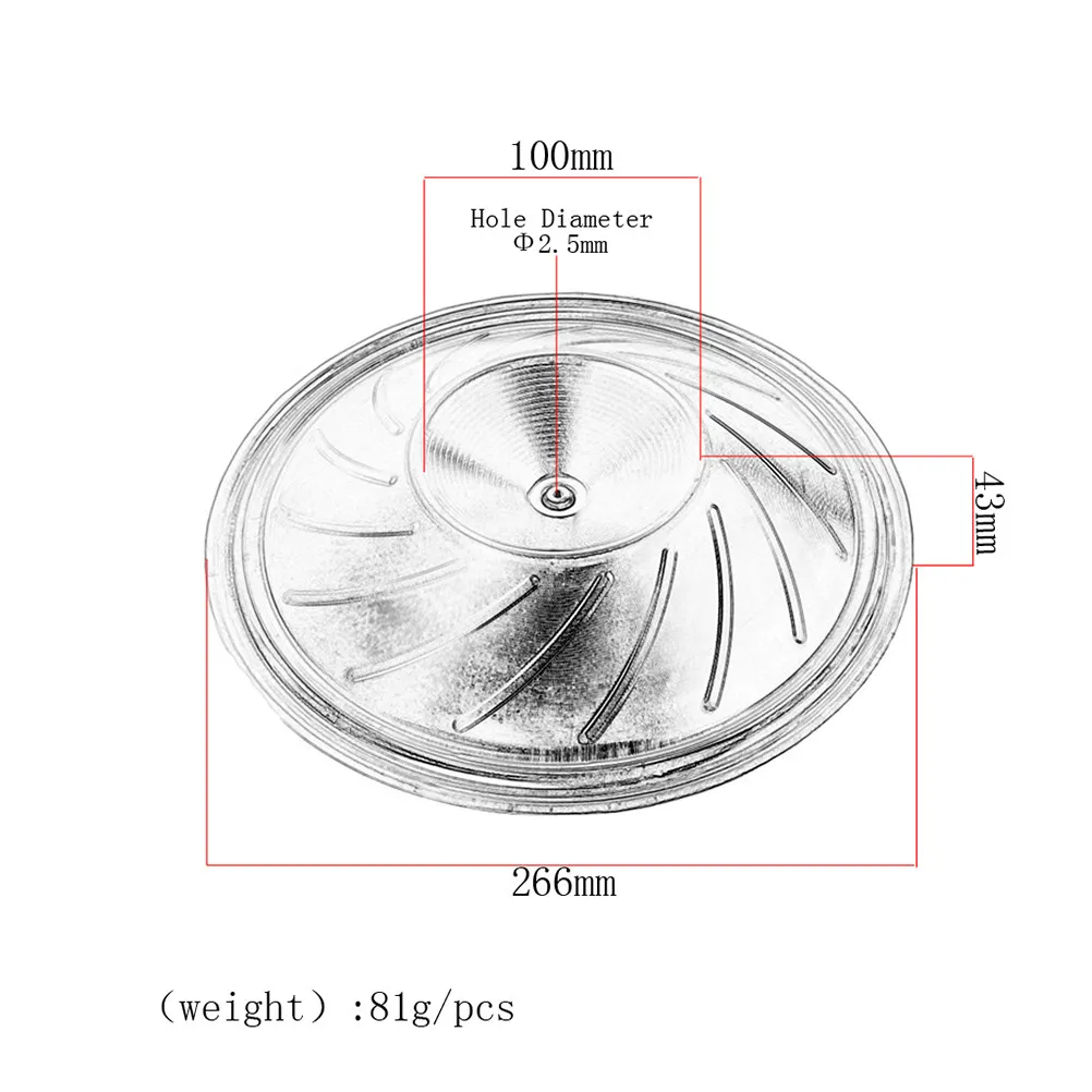 Guitar Aluminum Resonator Cone Silver Dobro Resophonic Heavy Duty Spun Construction Excellent Acoustic Response