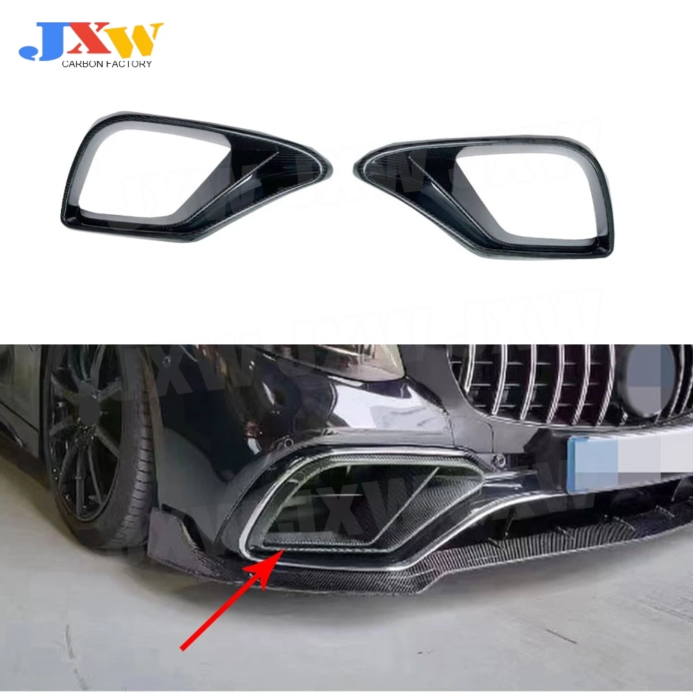 

Carbon Fiber FRP Front Bumper Air Vent Anards Splitters for Benz W217 C217 S63 S65 AMG Coupe 2014-2019 Bumper Decoration BodyKit