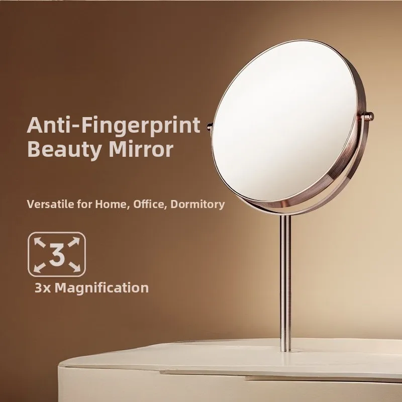 double-sided-desktop-makeup-mirror-magnifying-beauty-mirror-vintage-metal-frame-round-shape-for-daily-use-and-bridal-gifts