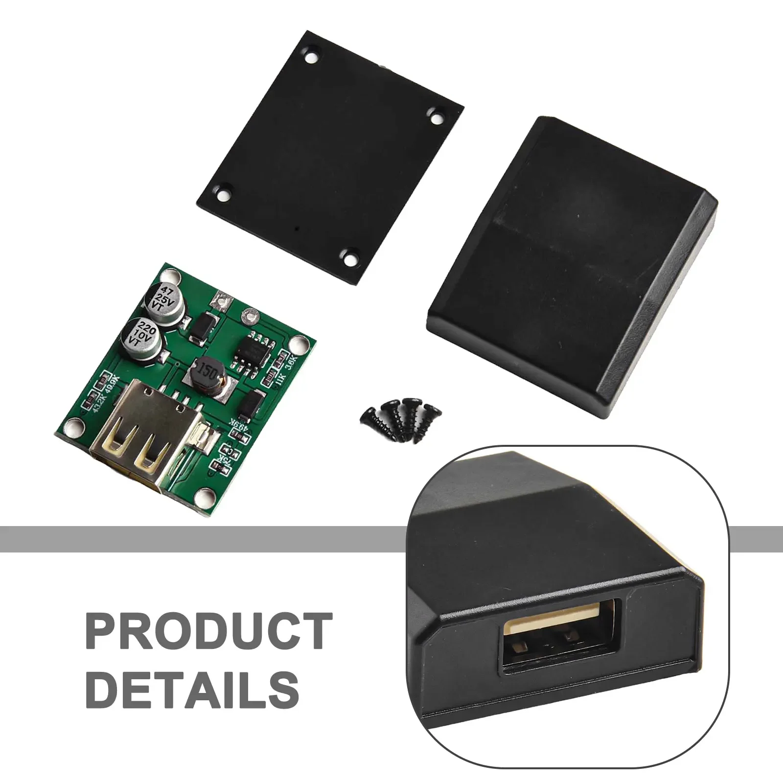 Module régulateur contrôleur de tension Module régulateur de batterie externe Charge USB contrôleur de tension régulé USB 2A