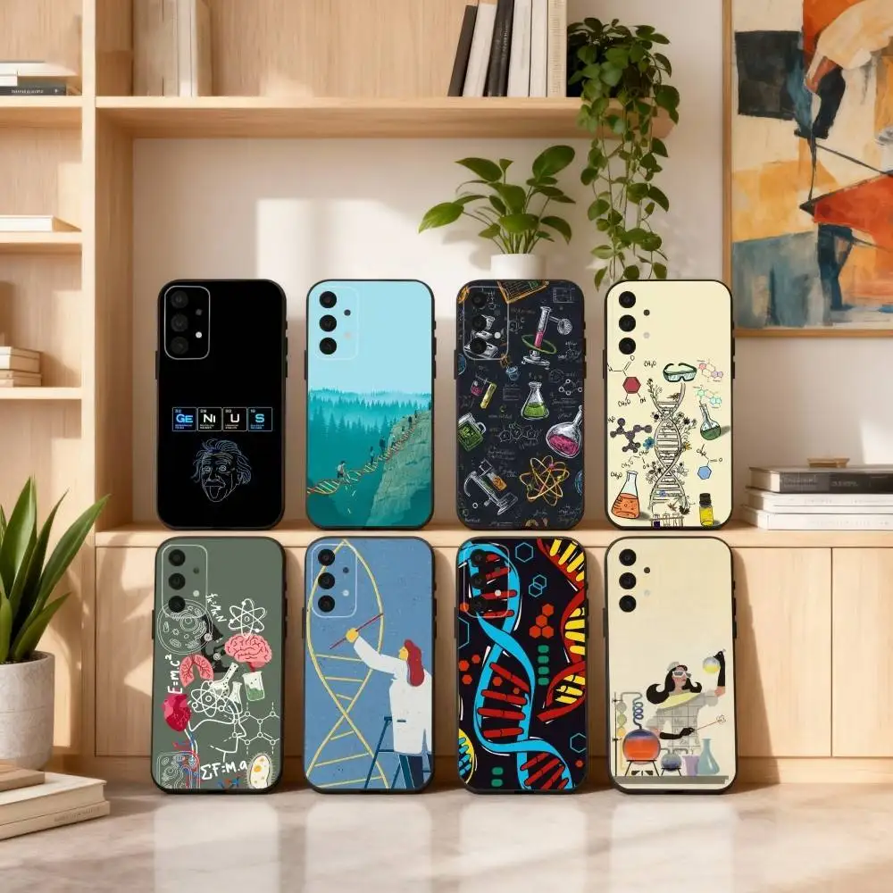 

C-Chemical Biology Experiments Phone Case For Samsung S25,24,23,22,30,21,10,9,Ultra,Plus,Lite,FE,4,5 G Soft Black Case