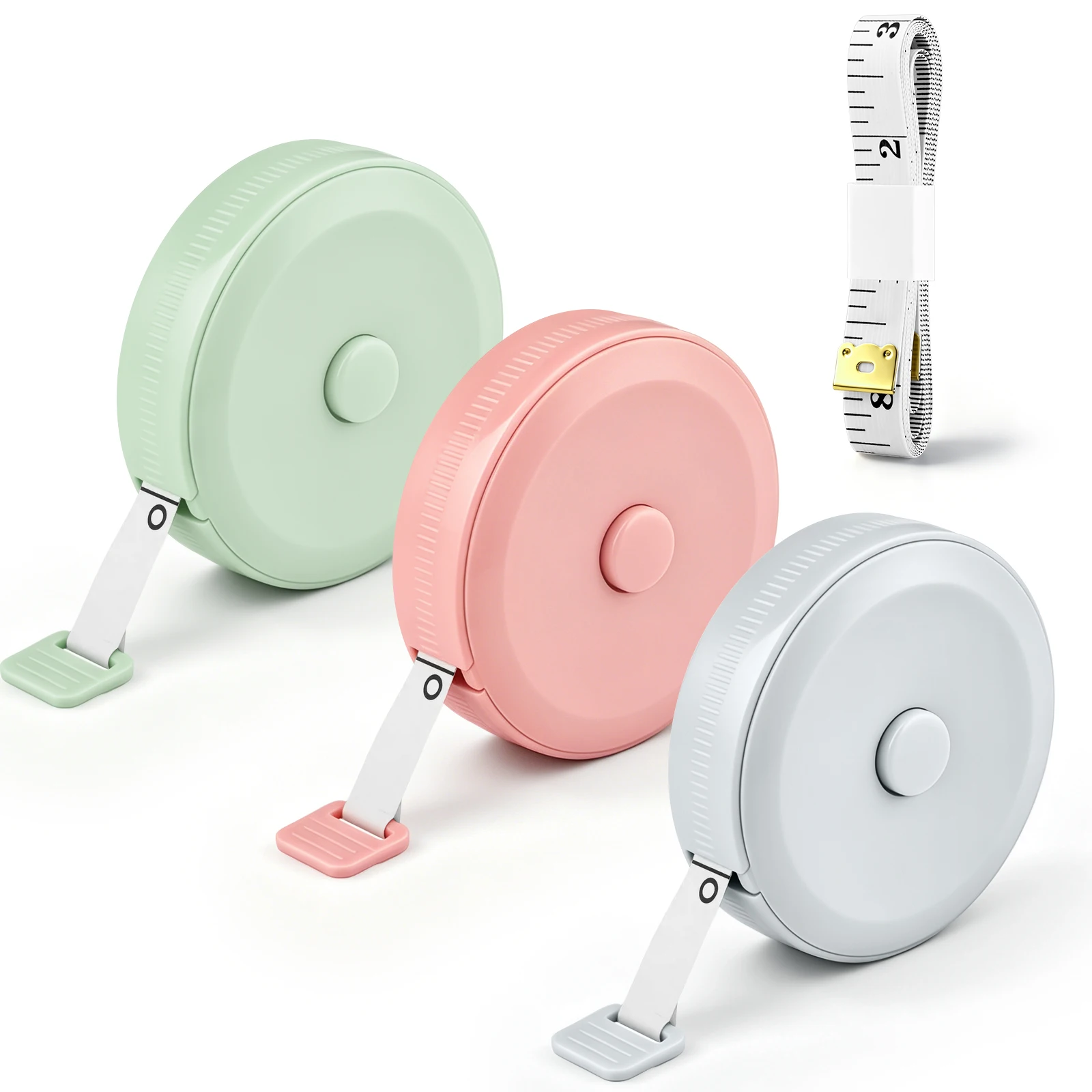 79Inch/200cm Mini Soft Tape Measure Double Scale Body Sewing Flexible Measurement Ruler For Body Measuring Tools Tailor Craft