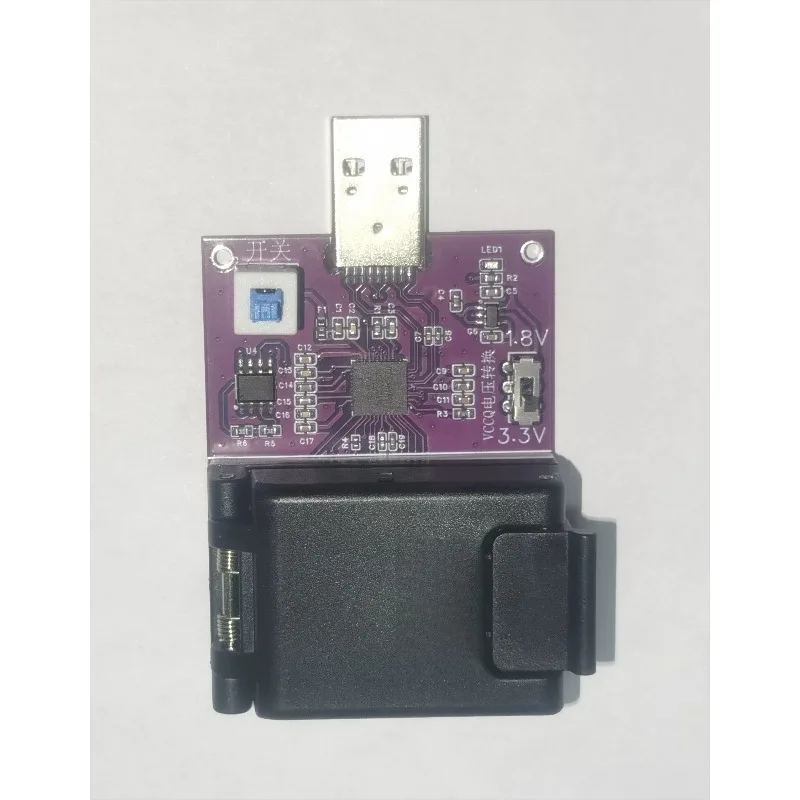 EMMC BGA153 Test Socket to USB3.0 Adapter Multi‑Function Reader Programmer for Memory Chip Testing