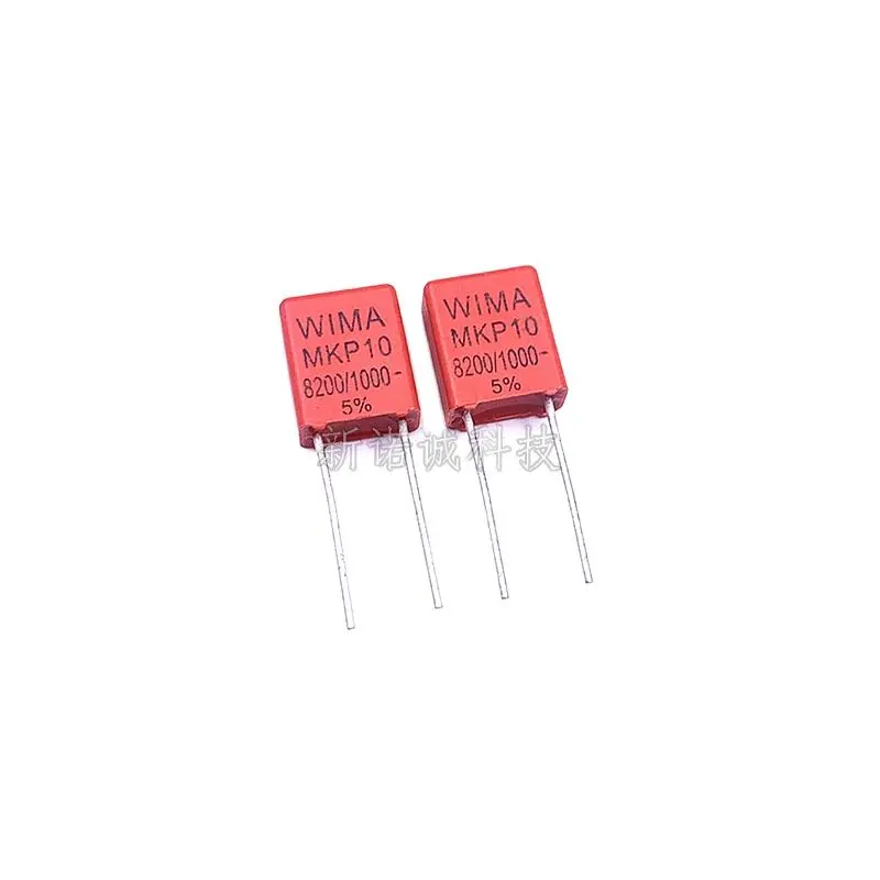 10PCS/Weimar Capacitor 822 1000V 0.0082UF 1000V 8200PF MKP10 Foot Distance 7.5