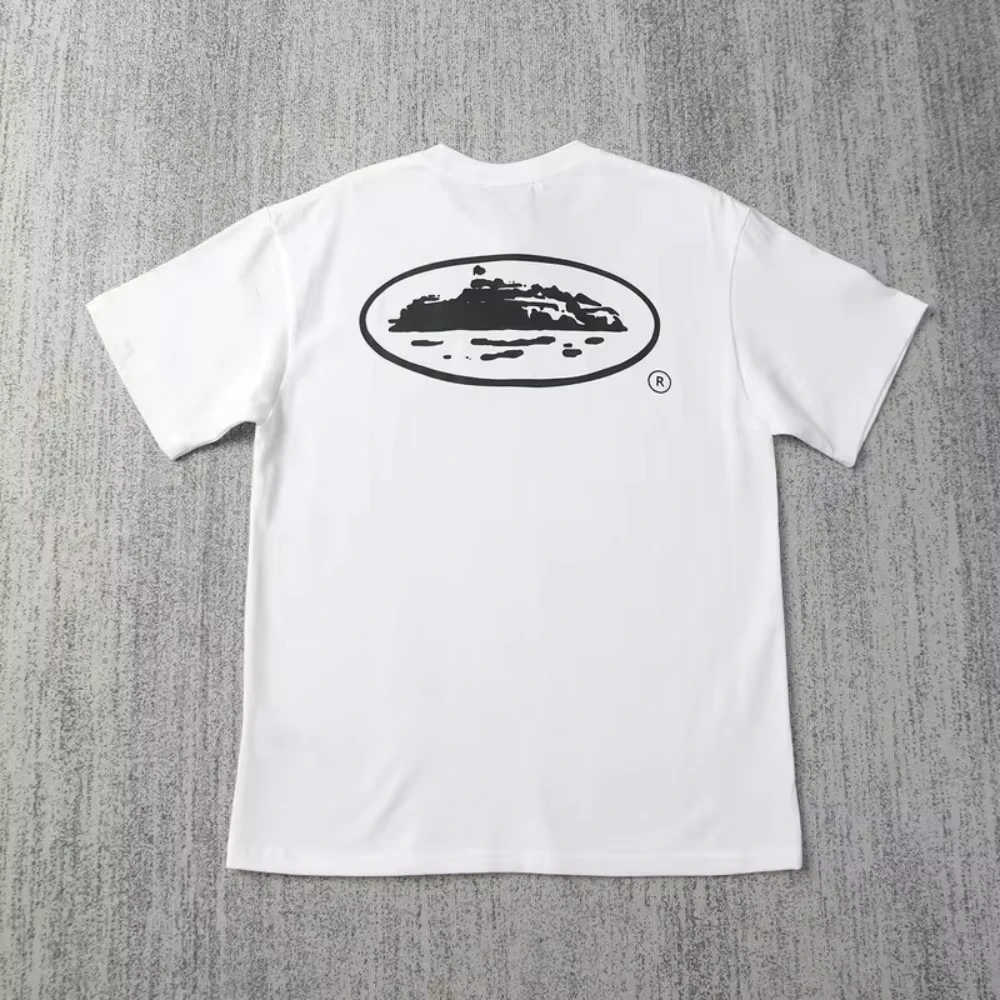 2026 Sommer Neuheit: T-Shirt mit kleinem Boot-Print, locker geschnitten, Rundhals, atmungsaktiv, halbe Ärmel, lässige Mode-Marke – Detail 5