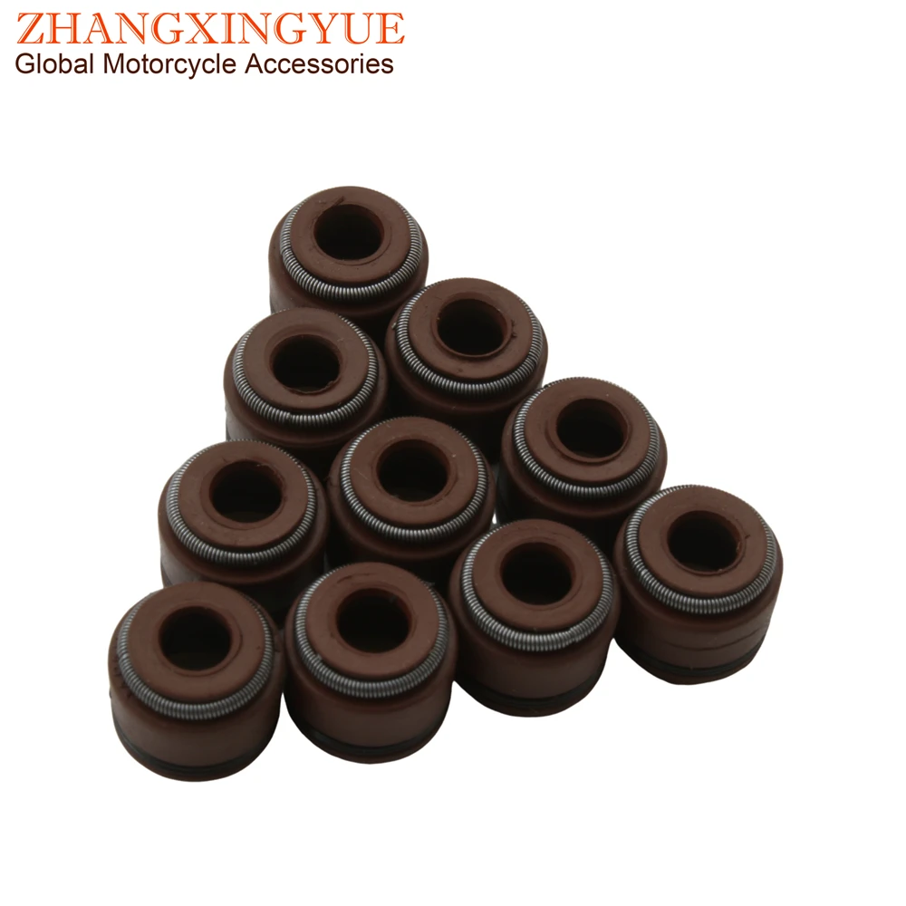 

10pc Valve Oil Seal For Kymco Like Super 8 Vitality 50 Movie XL 125 150 Bet & Win 125 250 12209-GDB4-68B 00122779