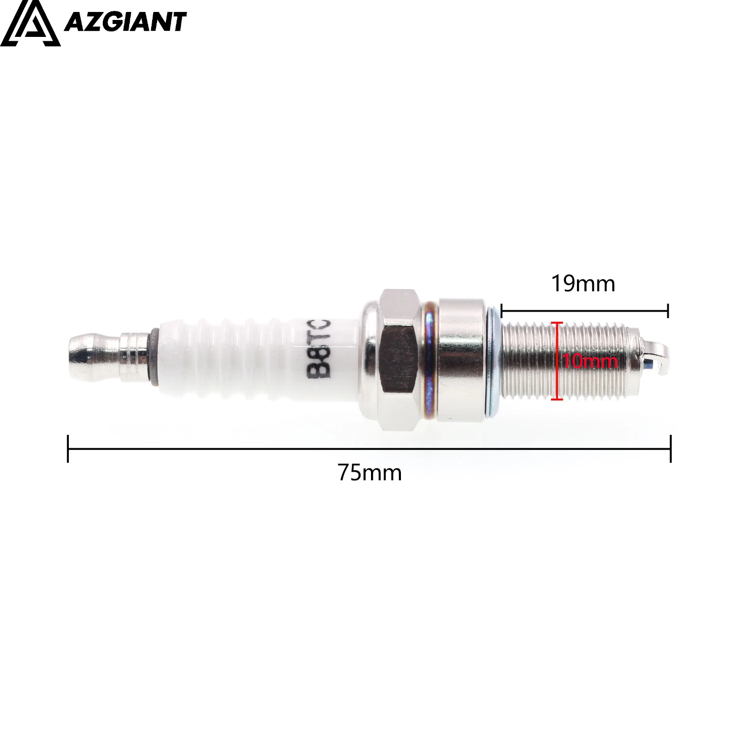 EIX-CR8 de bougie d\'allumage pour CR6E, CR7E, CR8E, CR9E, CR8EGP, CR8EIX, IU24, XS4 Costumes, G63R, U24ESRNZU, TP430C, CR8transporter, CR9convex,