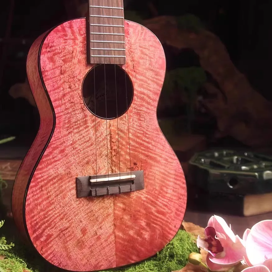 Rainie 26-inch Ukulele Cat Design Mango Wood Handmade Limited Edition