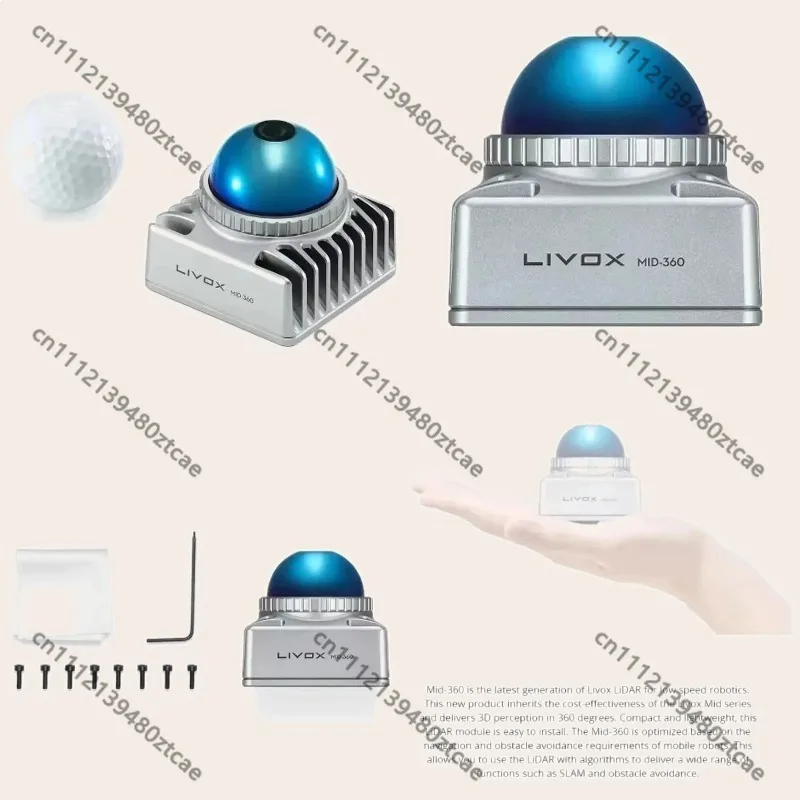 360° View LiDAR Sensor Minimal Detection Range Laser Radar for Self-driving Robots Original In Stock
