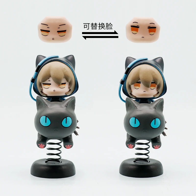 

Новая коллекционная аниме-фигурка Arknights Phantom (10 см), милая версия, статуэтка, украшение для рабочего стола, игрушка, подарок для фанатов