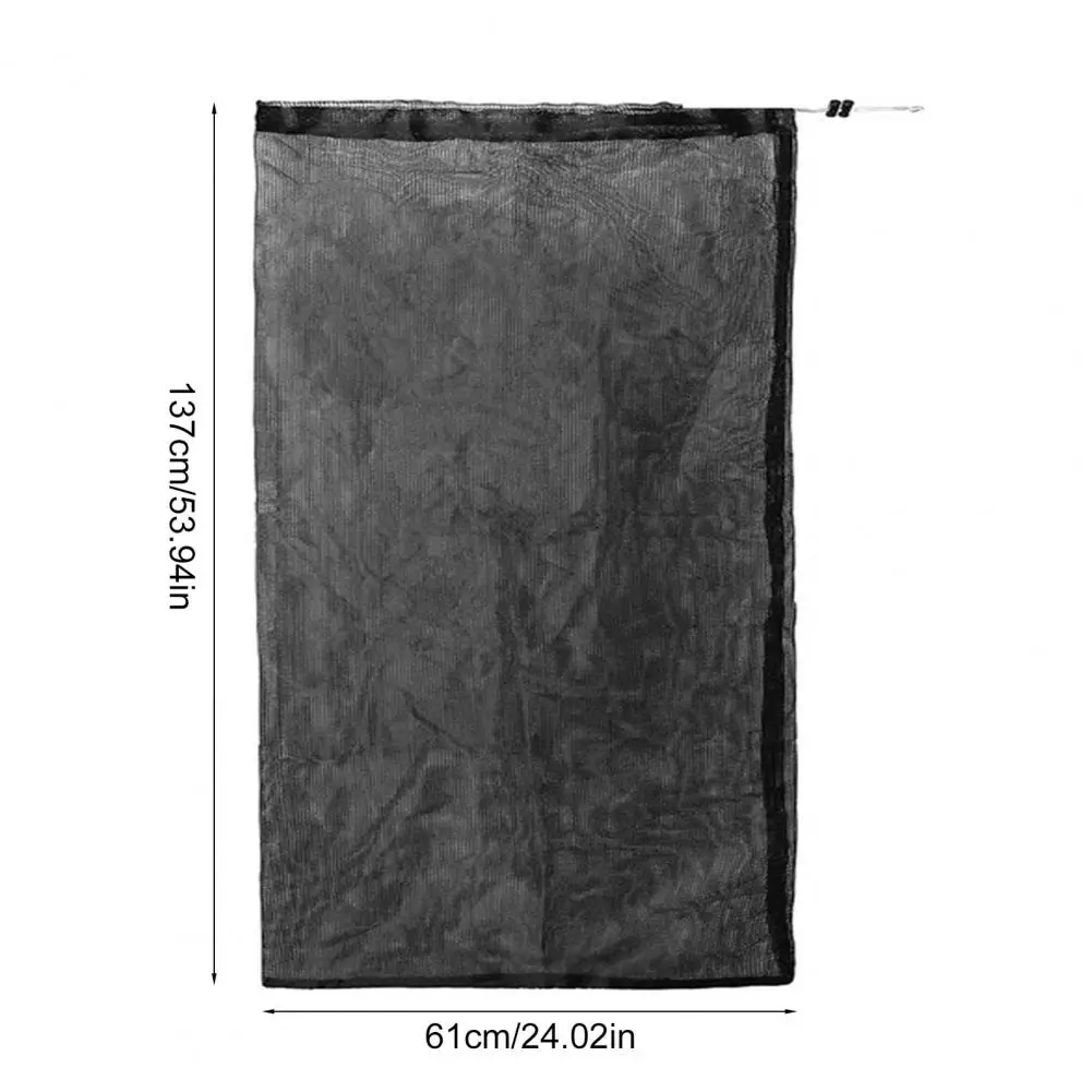 Worek do zbierania kruszonego drewna i liści 24 x 54 cali, wymienny worek do mulczownicy, worek wielokrotnego użytku do zbierania kruszonych gałęzi i liści.