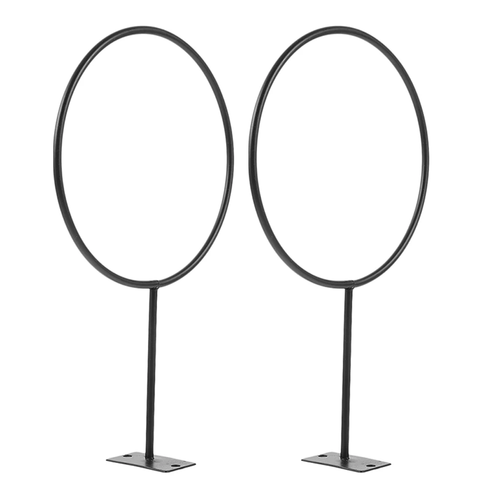 

2 Pcs Ball Bracket Basketball Mount Volleyball Storage Holder Display Stands Fitness Shaping Sports Balls