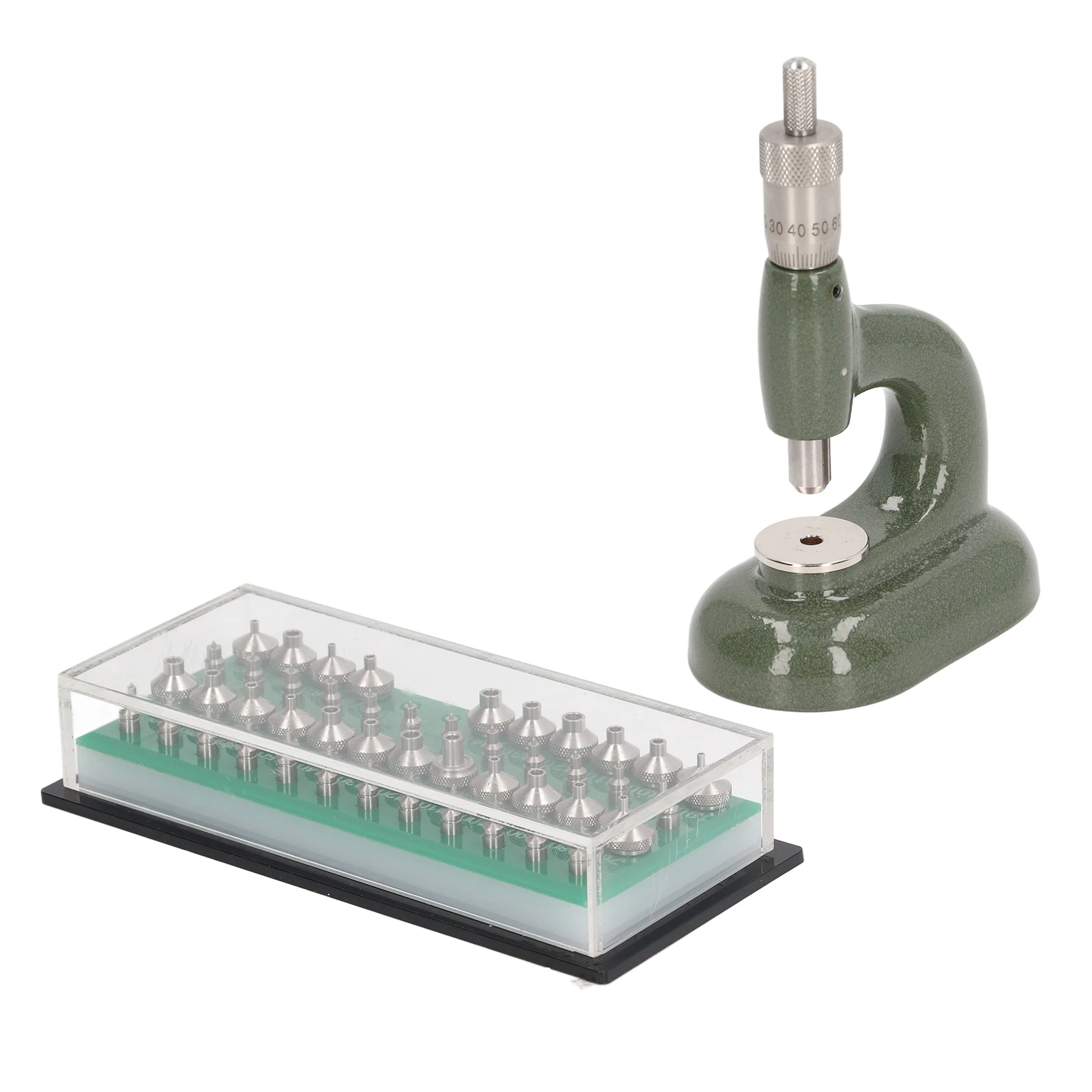 Watch Press Set Watch Repair Tool Aluminum Alloy Watch Case Closer with Dies Watchmaker Jewelling Tool Watch Case Closer