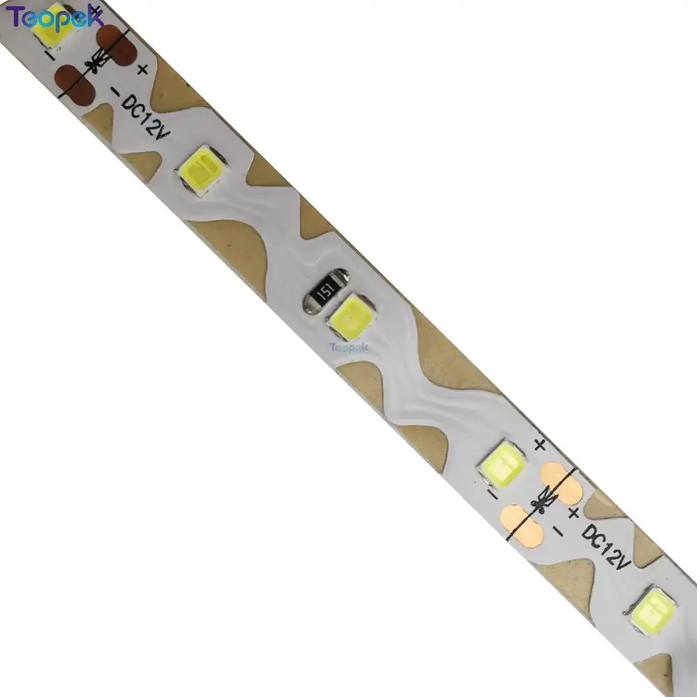 2835 S Shape LED Strip 60LED/m DC12V Flexible Free Bending LED Tape Light  For Channel Letter 10m/Lot