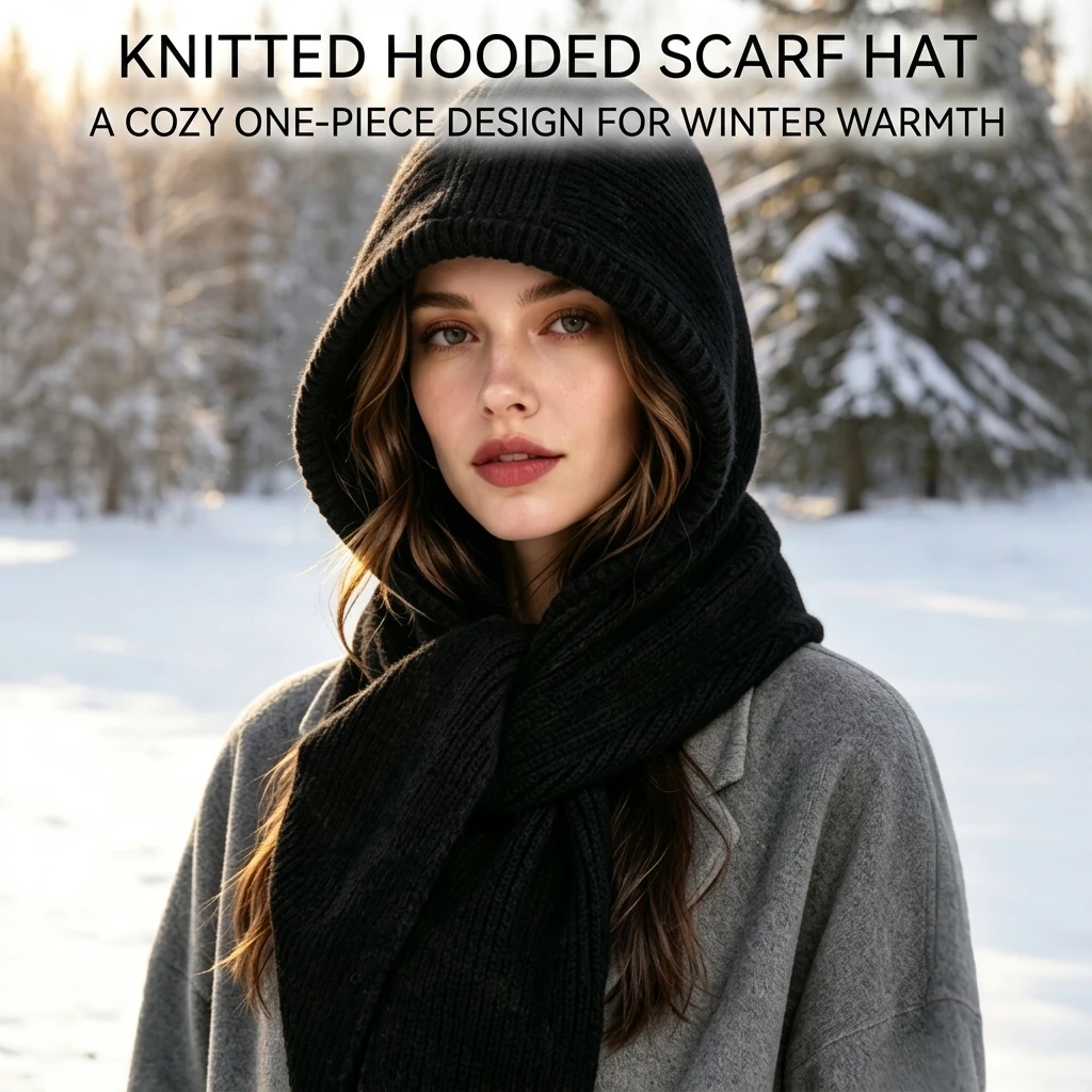Winter Balaclava Knit Hooded S - Winter Cycling Commute Gear recension och pris