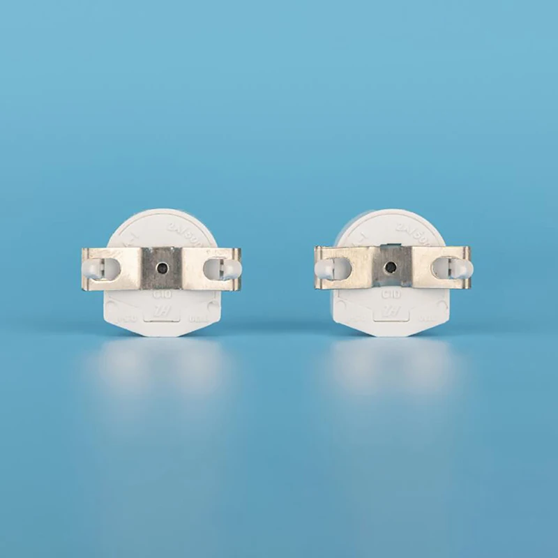 1pc led acessórios de tubo de luz fluorescente t5 suporte de luz fluorescente não desmontado resistente ao calor soquete de lâmpada c10 ac 500v 2a