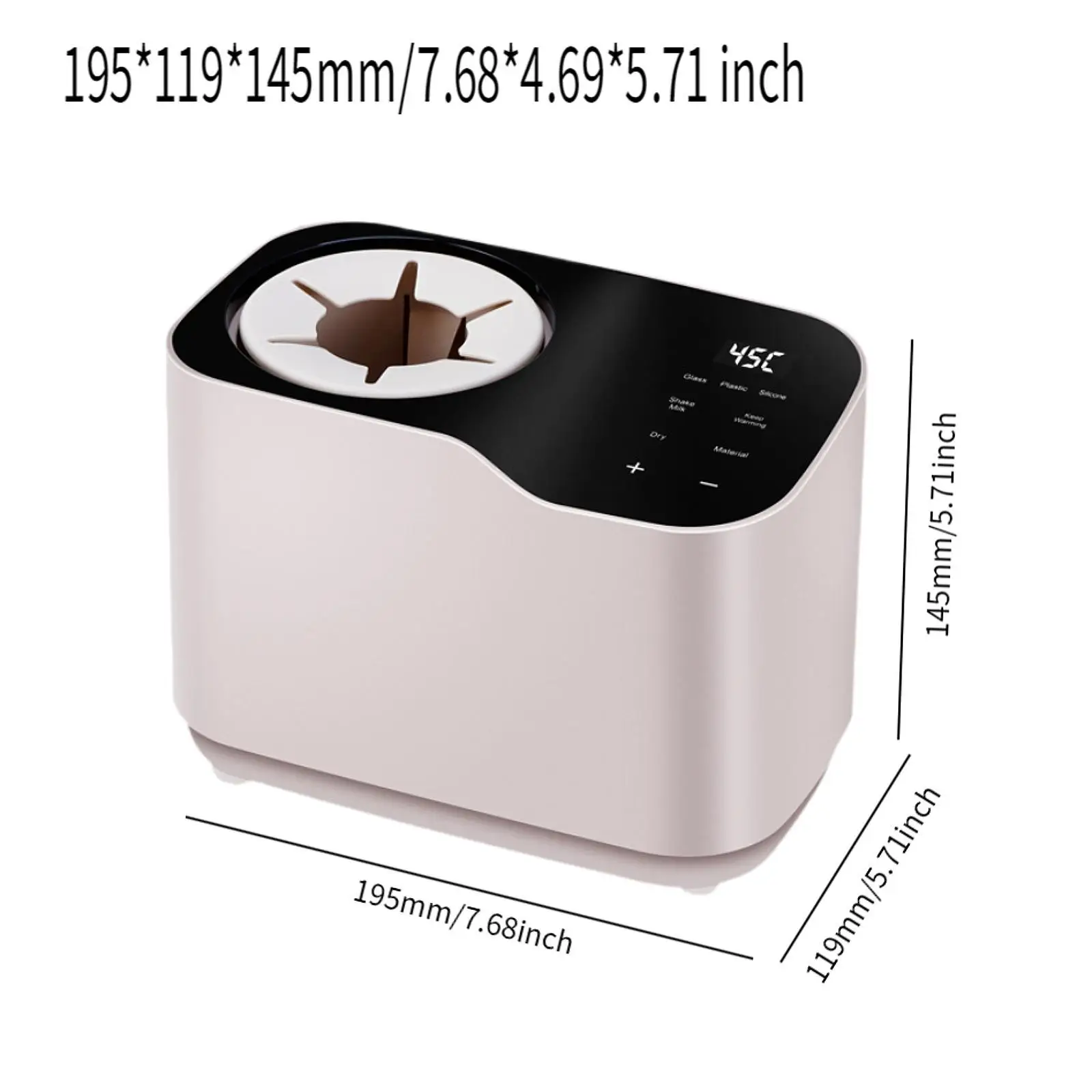 Automatic Milk Bottle Shaker Formula Shaker Bottle Warmer for Camping Picnic