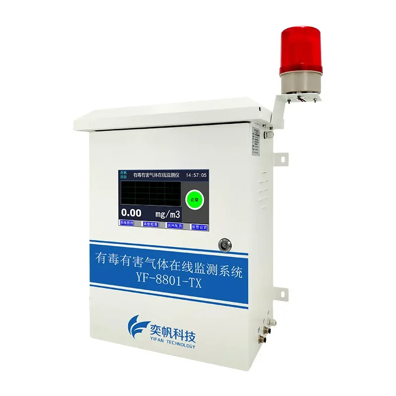 Industrial Combustible Detector Fixed Nitrogen Ozone Toxic and Harmful Gas Concentration Alarm