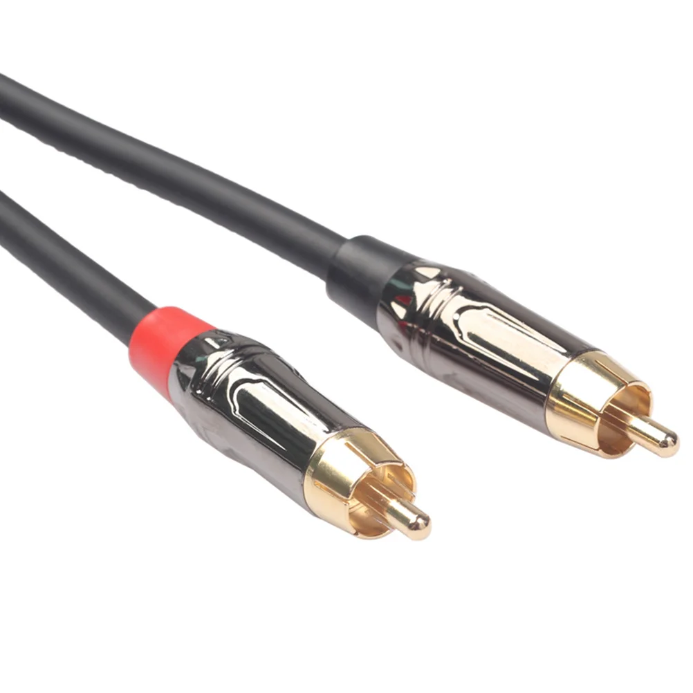 

0.3m Audio Adapter Cable 3.5mm Female to 2 Male Durable Flexible PVC for Computer Speaker Subwoofer Professional Audio