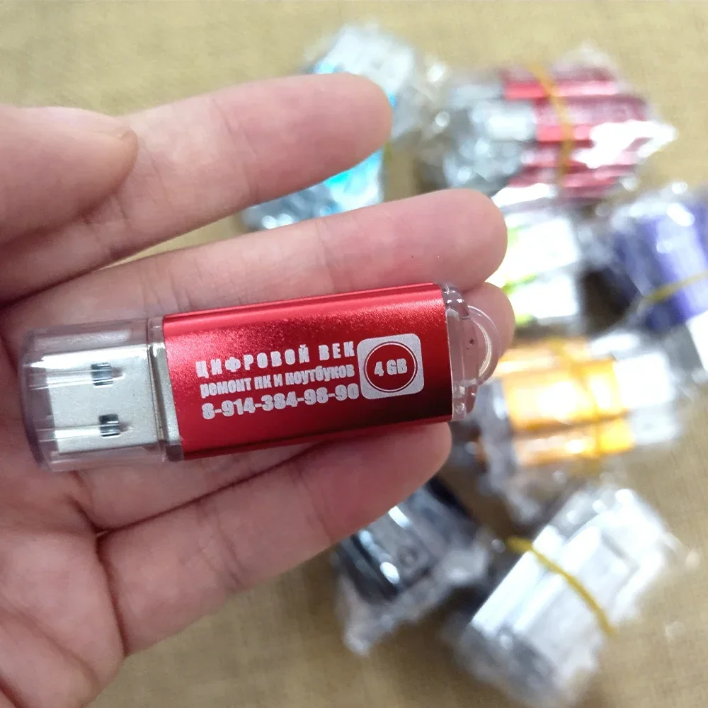 USB флеш-накопитель, 4 ГБ, 8 ГБ, 1 ГБ, 2 ГБ, 16 ГБ, 32 ГБ, 64 ГБ, 100 шт./партия